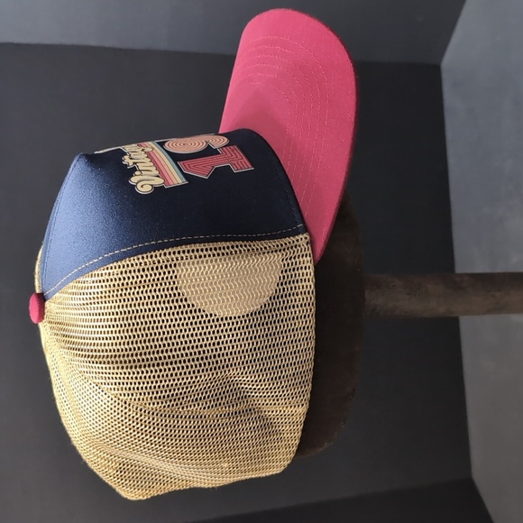 kolwoven,Vintage 1985 Limited Edition Classic Pink/Blue Trucker Hat, NWOT. - Picture 3 of 8